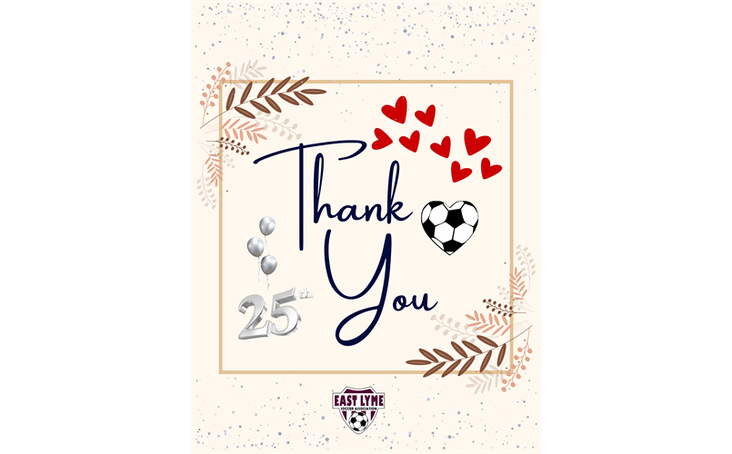 A heartfelt thank you for attending our 25th Celebration!