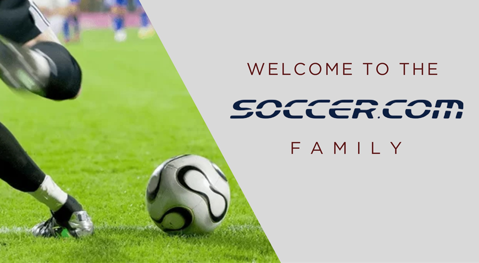 Welcome to the Soccer.com family! 